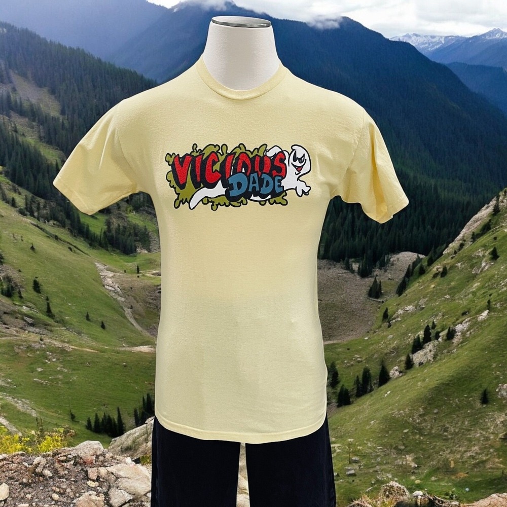 Vintage Dade T Shirt Vicious Graphic‎ Ghost Streetwear Y2K Skater Grunge Rare M